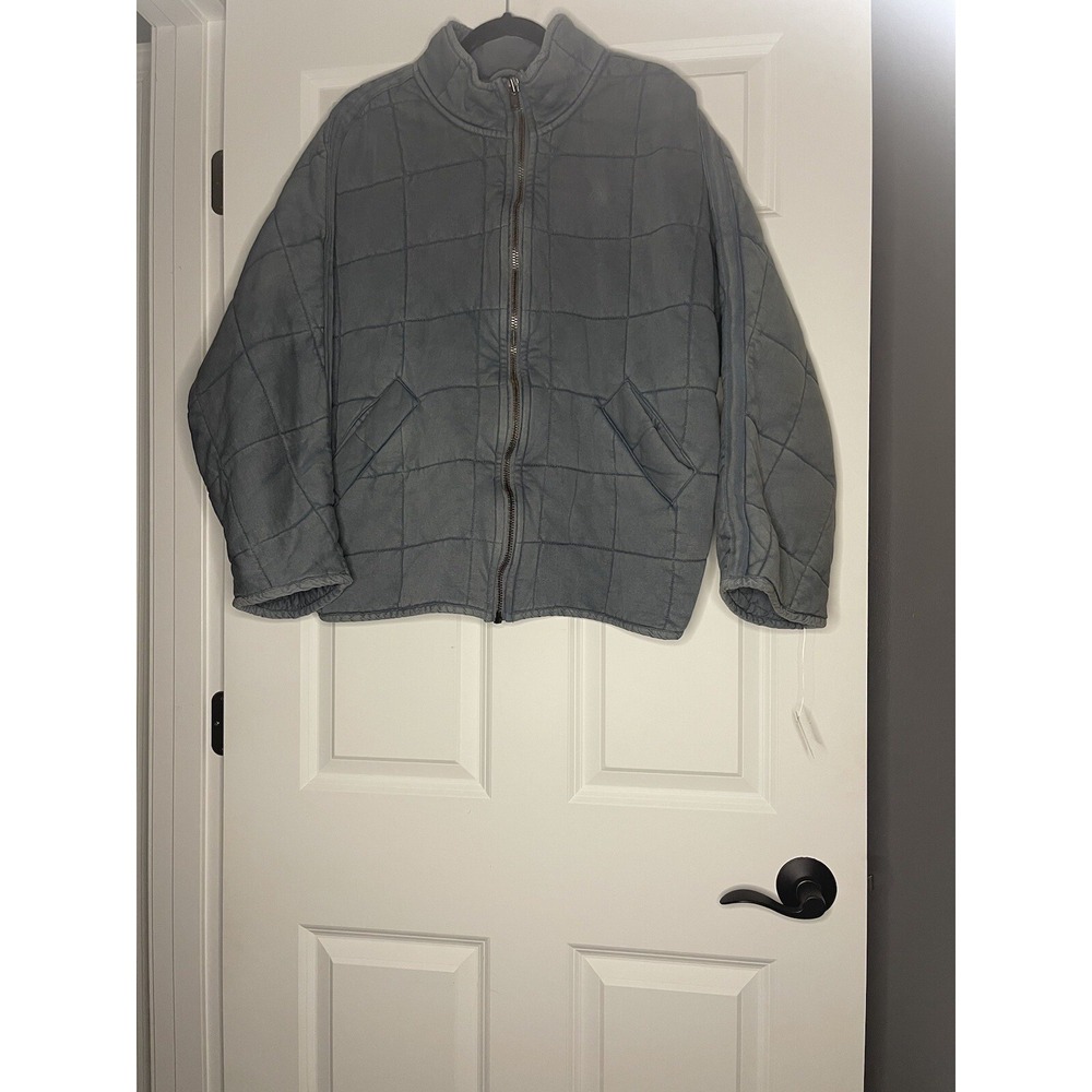 Free People Dolman Quilted Jacket Small Blue New With Tags Msrp 198